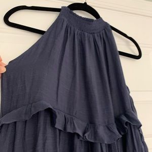 Halter maxi boho chic dress